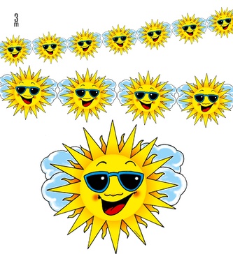 Widmann Girlanda Slunce  3m