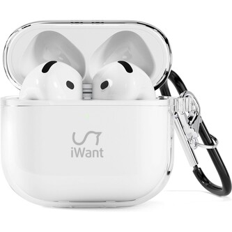 iWant obal pro Airpods 4/4 (ANC) transparentní