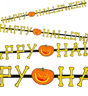 Widmann Halloweenská girlanda 2m