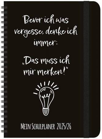 Schülerkalender Merk ich mir 2025/2026