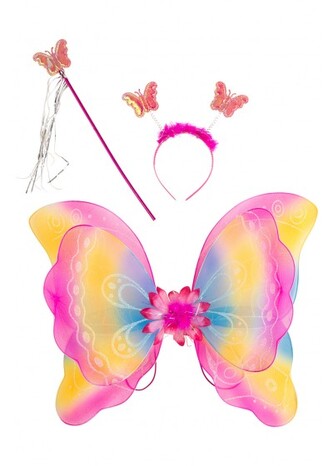 Carnival toys Sada motýl duhová
