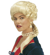 Widmann Historická paruka s copem blond