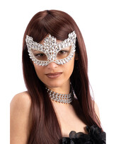 Carnival Toys Luxusní škraboška s imitací drahokamů