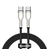 Baseus Cafule Metal Series Datový Kabel USB-C - USB-C 100W 1m Black (Pošk. Balení)