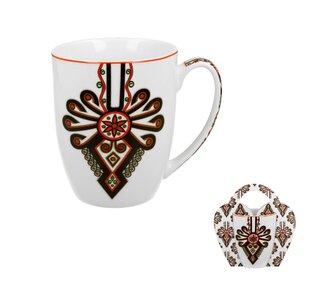 Kubek 350 ml w koszyczku PARZENICA (sprzedaż w zestawach po 6 szt.)