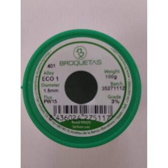 CÍN 1,5mm 100g Sn99,3Cu0,7 FLUX PW-15 PBFREE