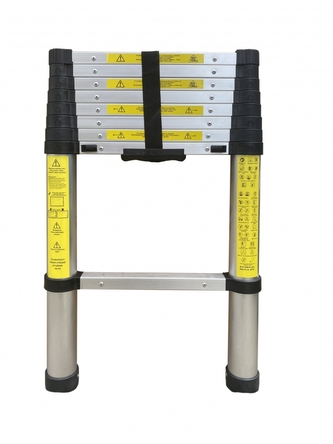 IGOTREND, teleskopický automatický žebřík 9 příček, 2,6 m, nosn. 150kg