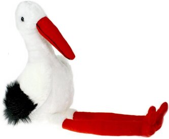 Maskotka Bocian z nogami 53cm