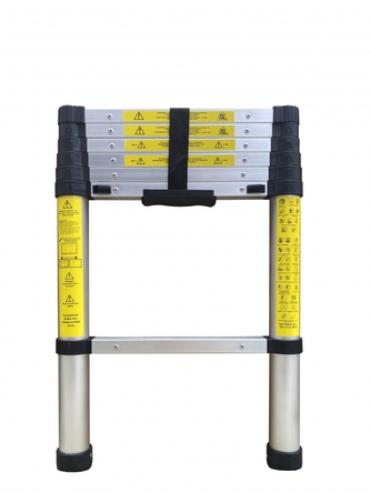 IGOTREND, teleskopický automatický žebřík 7 příček, 2 m, nosn. 150kg