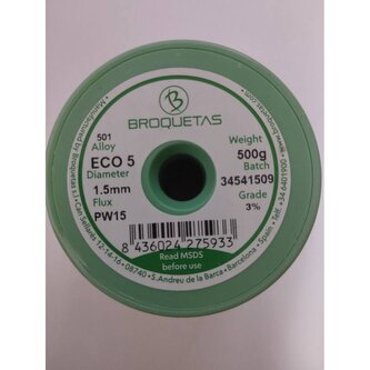 CÍN 1,5mm 500g Sn99Cu0,7Ag0,3 FLUX PW-15 PBFREE