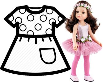 Ubranko dla lalek 32cm