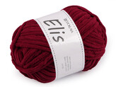 Pletací žinylková příze Elis 100 g - 1 ks - 16 (5) bordó