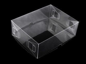 Plastová krabička s víkem - 10 ks - transparent Plastová krabička s víkem - 10 ks - transparent