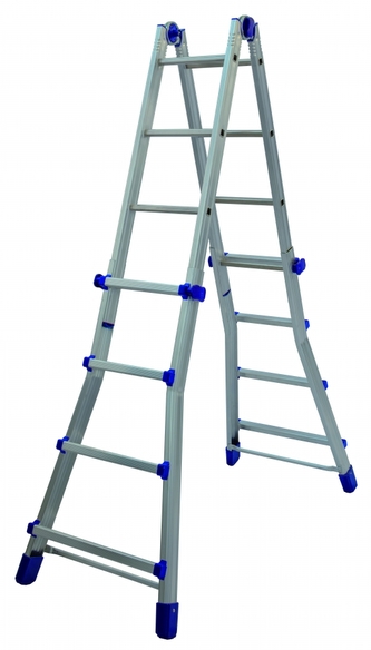 Facal, BB/1, teleskopický žebřík BRIKO BLU 3 a 3 příčky, 92 - 288 cm, záruka 5 let