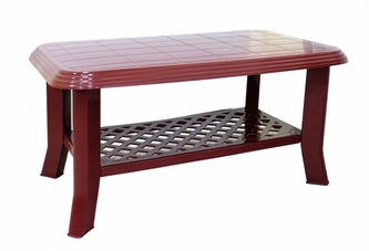 Mega Plast, plastový stůl Club, rozměr 90 x 55 cm, výška 44 cm, bordó
