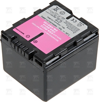 T6 power baterie VW-VBD140, CGA-DU14E/1B, DZ-BP14S, CGA-DU12, CGA-DU21, CGR-DU06, CGR-DU07 šedá
