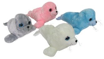 Maskotka Foka z głosem 40cm MIX