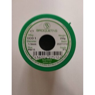 CÍN 1,5mm 250g Sn99,3Cu0,7 FLUX PW-15 PBFREE