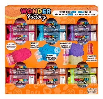 Wonder Factory Never Dry Sand Singles (36szt)
