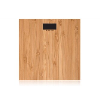 PRETTY UP Váha osobní digitální PU-005WN, 150 kg, dekor dřevo