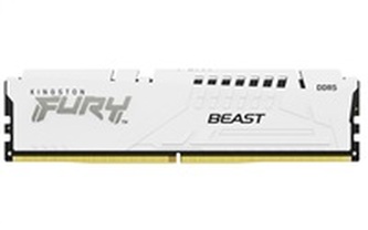Kingston FURY Beast White DDR5 32GB 6400MHz CL32 1x32GB White