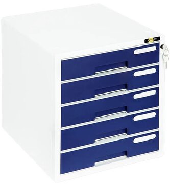 Szafka na dokumenty 5 szufl. granat YELLOW ONE