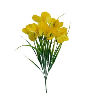 Alstromerie kytice, žlutá  JH027 žlutá