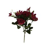 Růže kytička, vínová  H370 vínová