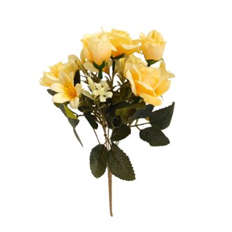 Růže kytička, sv. žlutá  H370 sv. žlutá