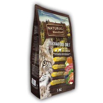 Natural Woodland Backwoods Diet Cat & Kitten /vepřové/ - 5 kg