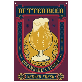FaNaTtik Banner Máslový ležák - Butterbeer, Harry Potter