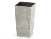 Obal na květník URBI SQUARE BETON 2v1 plastový 33x33x61cm