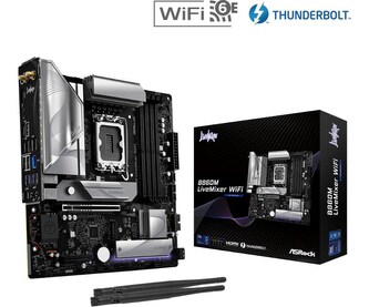 ASRock MB Sc LGA1851 B860M LiveMixer WiFi, Intel B860, 4xDDR5, 1xThunderbolt, 1xHDMI, WiFi, mATX