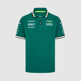 Týmová polokošile Aston Martin F1 Team zelená - L