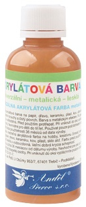 Akrylová barva lesklá 50g - 21. MĚDĚNÁ