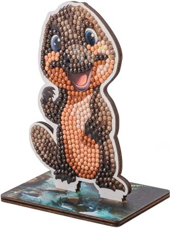 CRYSTAL ART Diamantové malování Na zemi: Ptakopysk