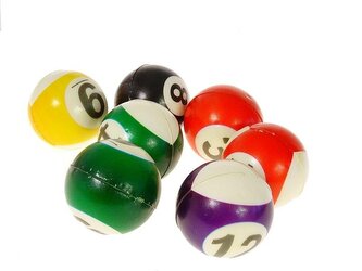 Piłeczka piankowa 4,5cm MIX