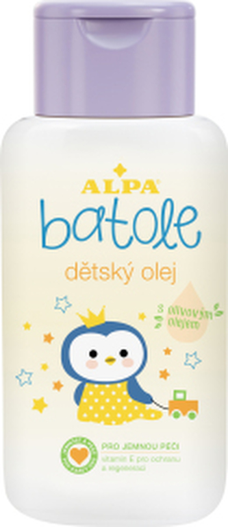 Alpa Batole dětský olej s olivovým olejem, 200 ml