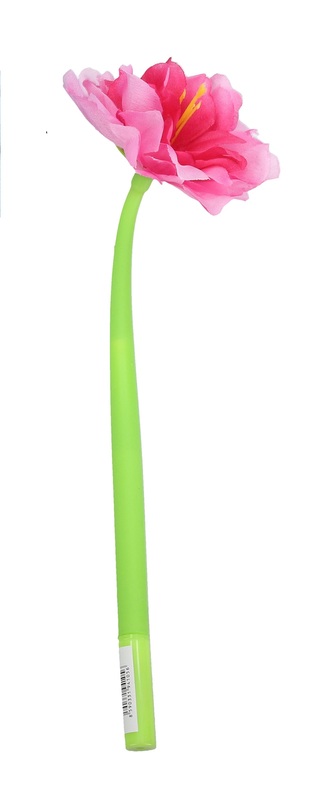 Pero s ozdobou KVĚTINA růžová