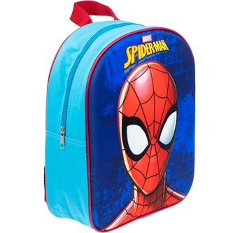 3D Batoh SPIDERMAN hlava chlapecký modrý