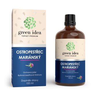 Green idea Ostropestřec - bezlihová tinktura 100 ml