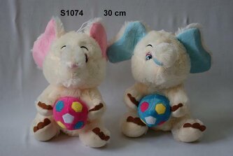 Słoń z piłeczką 2kol