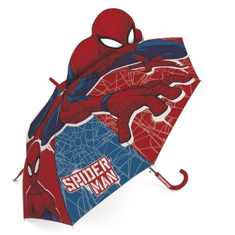 3D deštník SPIDERMAN chlapecký manuální modročervený