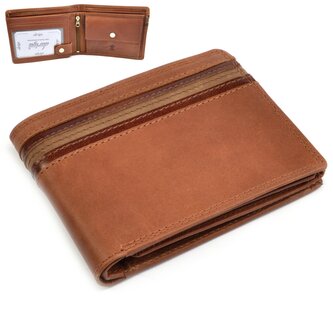 Dariya bags Pánská hnědá kožená peněženka