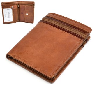 Dariya bags Hnědá pánská peněženka kožená