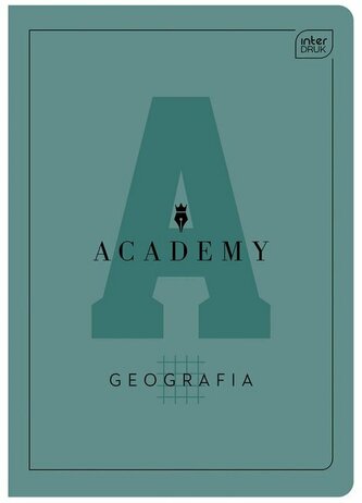 Zeszyt A5 60k kratka M 90g Geografia ACADEMY