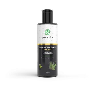 Green idea Eucalypt a kosodřevina - koupelový a tělový olej 200 ml