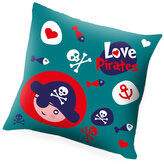 Poduszka 45x45cm Love Pirates KL10511 Kids Euroswan