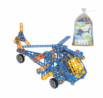 Polesie 55033 Zestaw klocków helikopter Wynalazca Nr2 - 232 elem. w worku