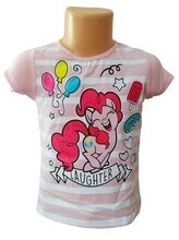 Dívčí tričko MY LITTLE PONY krátký rukáv růžové, velikost: 98